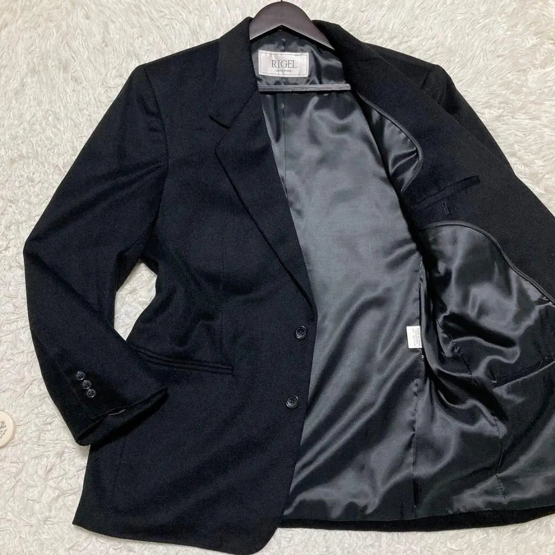 ⭐100% cashmere! 100% silk!!⭐Tailored Jacket Black Business