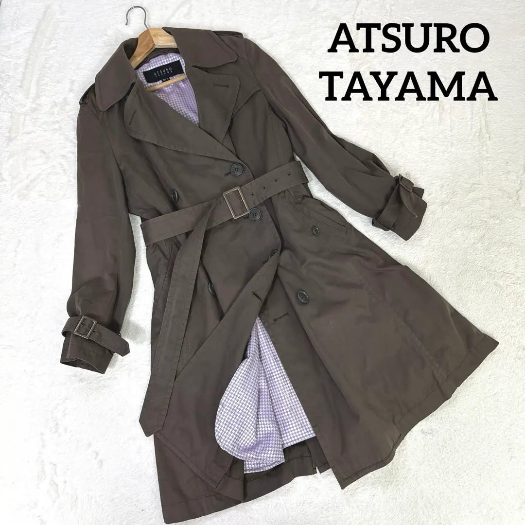 ATSURO TAYAMA Trench Coat with Belt Liner