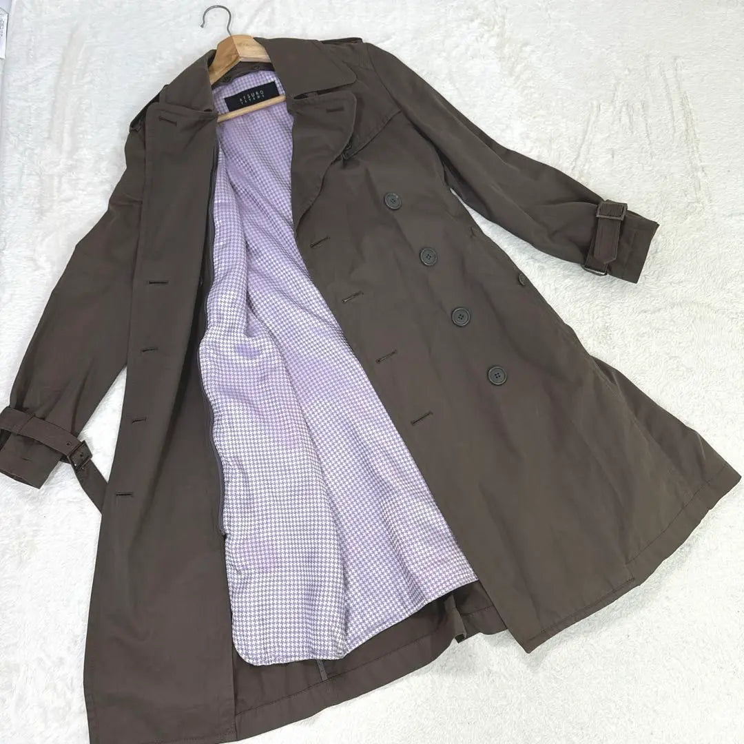 ATSURO TAYAMA Trench Coat with Belt Liner