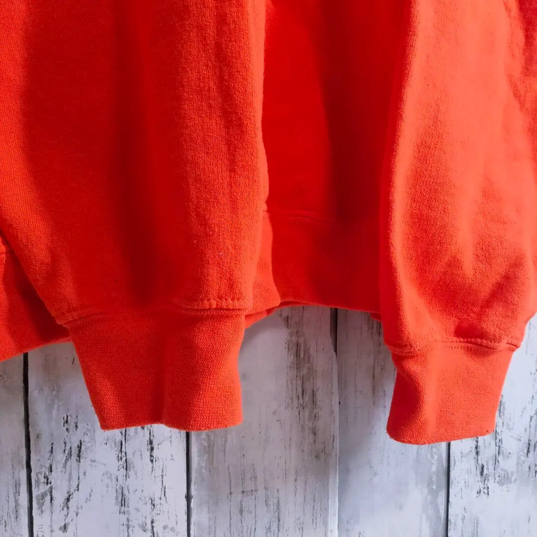 [Gildan] Sweatshirt XL Orange, No Eyes, Plain, Thick Arm, Fleece Lined, Hade