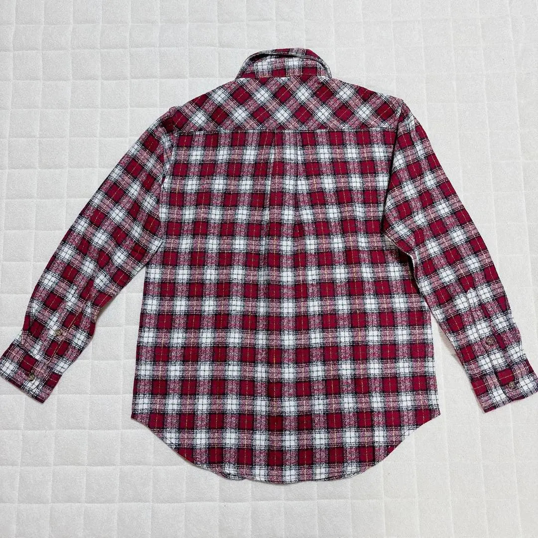 [Good condition] POLO flannel shirt 140