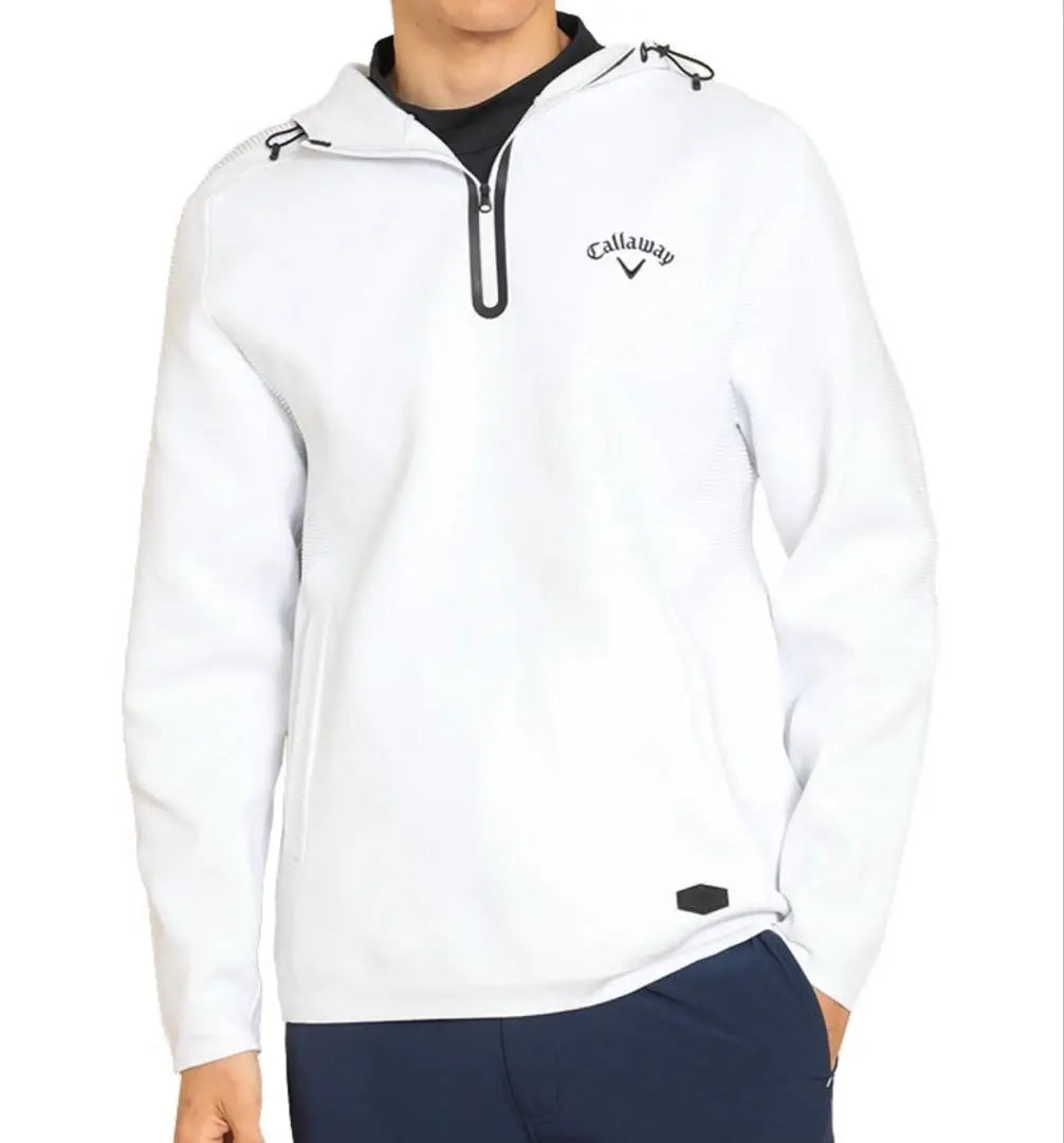 Callaway Men's Golf Wear Half Zip Hoodie Sweater 3L | キャロウェイ メンズ ゴルフウェア ハーフジップ フーディ スウェッター 3L