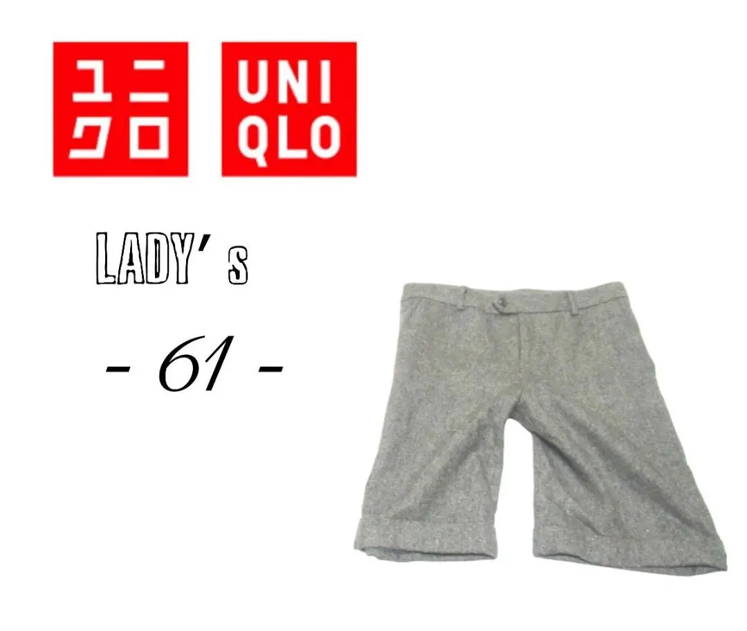 Women's Waist 61 S◇UNIQLO◇Autumn/Winter Shorts Gray