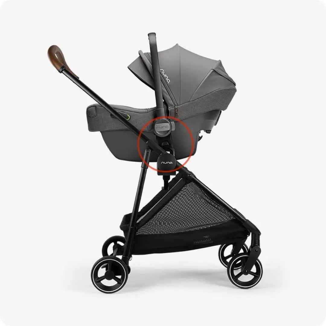 [Unused] NUNA stroller adapter black