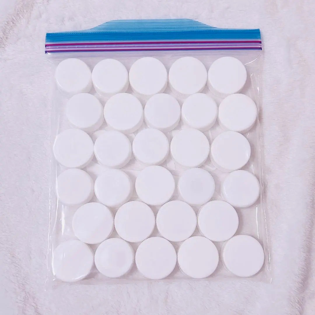 ⭐️PET bottle cap⭐️ White 183 pieces, bulk sale, handmade, craft, no mark