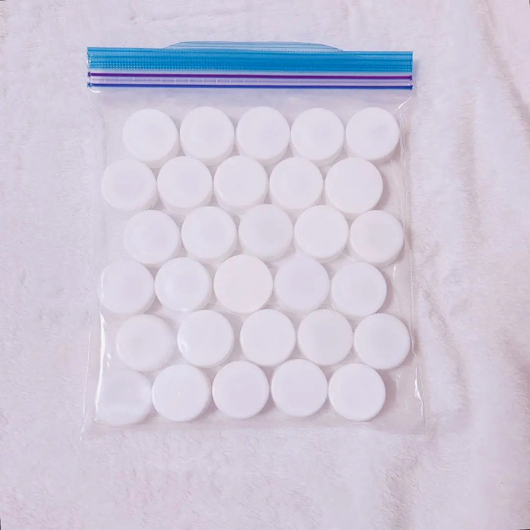 ⭐️PET bottle cap⭐️ White 183 pieces, bulk sale, handmade, craft, no mark