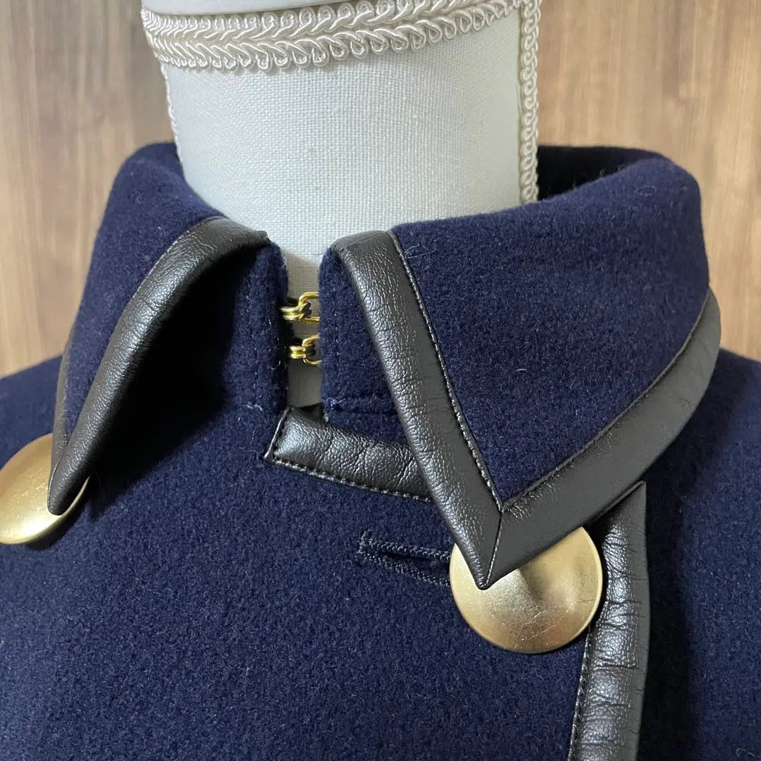 sacai Navy Double-breasted L size Wool coat Size 3 | sacai ネイビー ダブルブレスト Lサイズ　ウールコート サイズ3