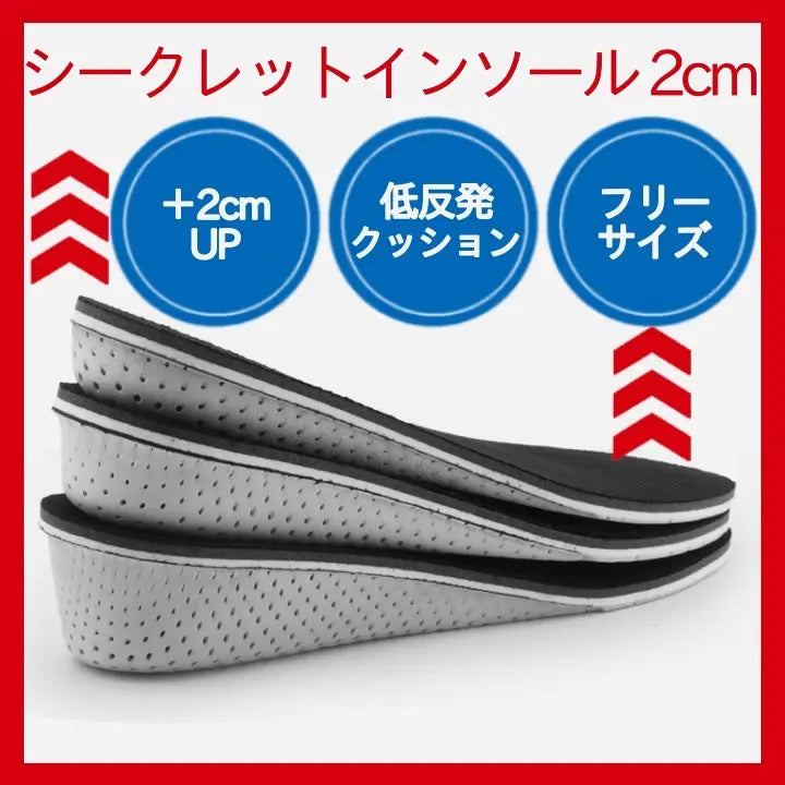 ☆2cm UP Secret Insole Insole Increase Height 318