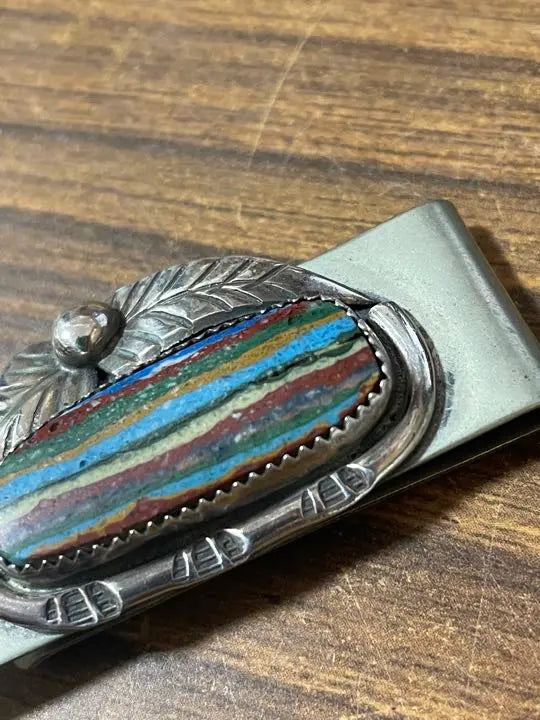 Money Clip [m187 Rain Vocal Silica Silver Wallet]