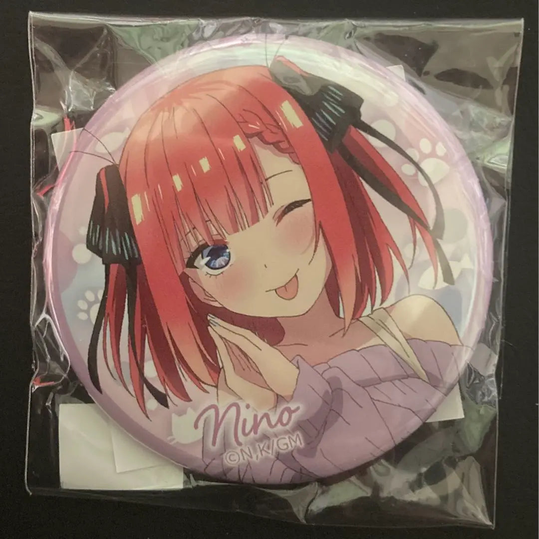 Movie: The Quintessential Quintuplets AU-COOP Store-Out Blind Can Badge Lottery Nakano Nino Cat