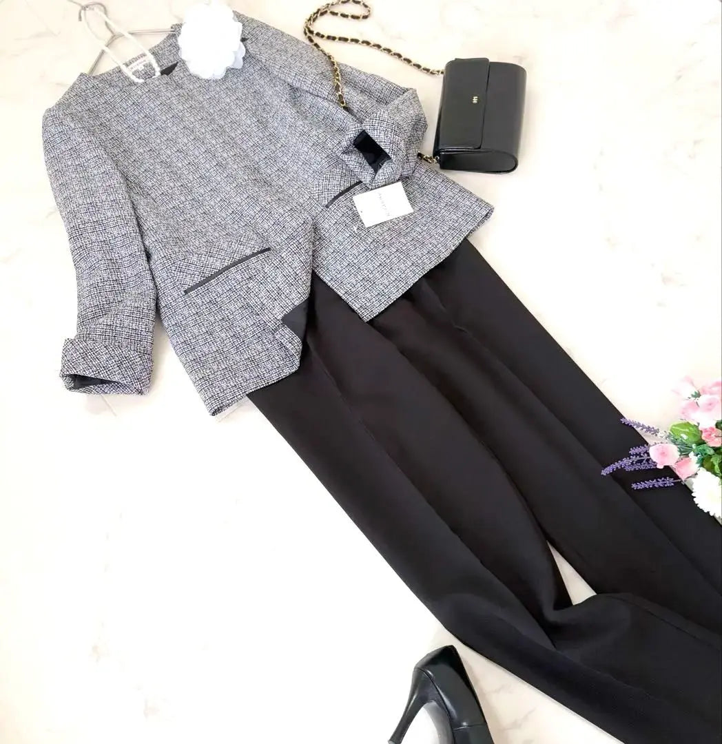 [New tag included] Tokyo Soir Refanne Setup No. 11 Black and White Tweed