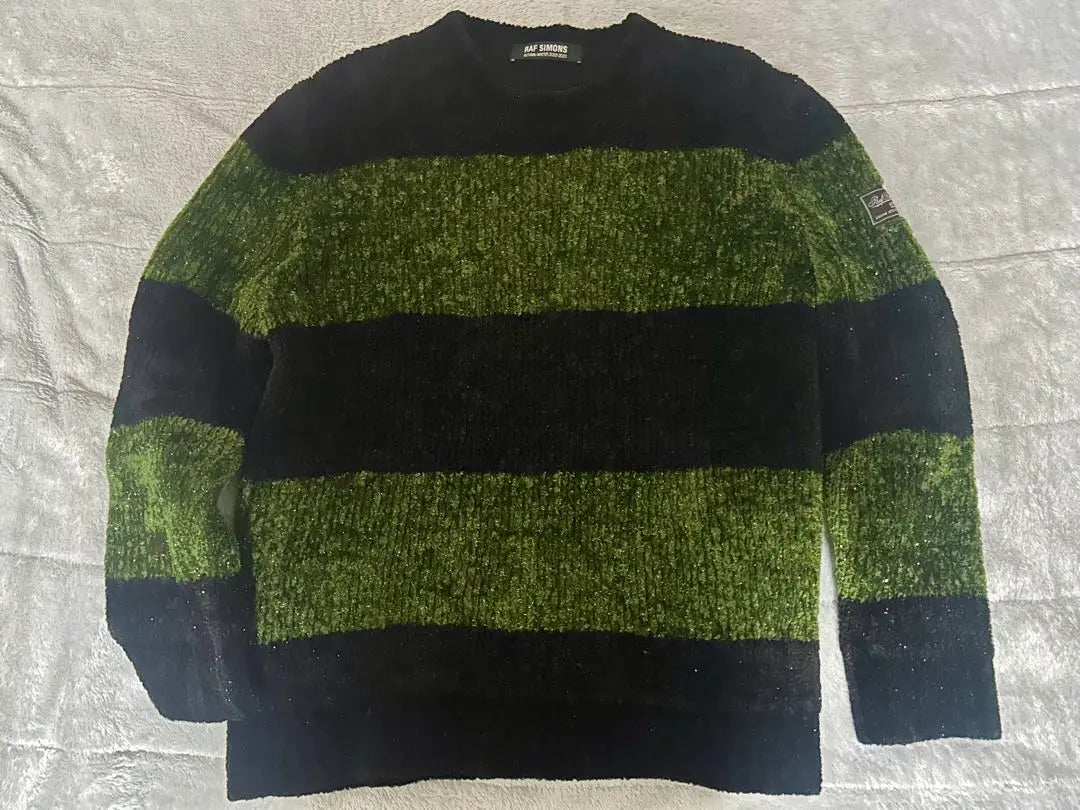 RAF SIMONS Striped Roundneck Sweater/