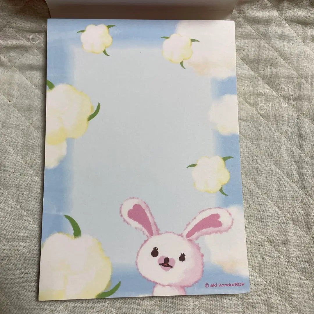 Heisei Retro Sunstar Stationery Rabbit Mofy Notepad 4 patterns