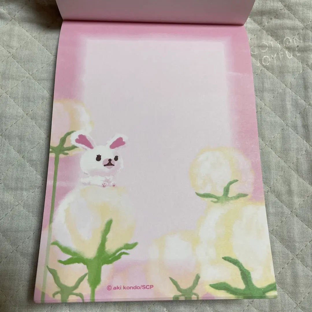 Bloc de notas Heisei Retro Sunstar Stationery Rabbit Mofy con 4 patrones