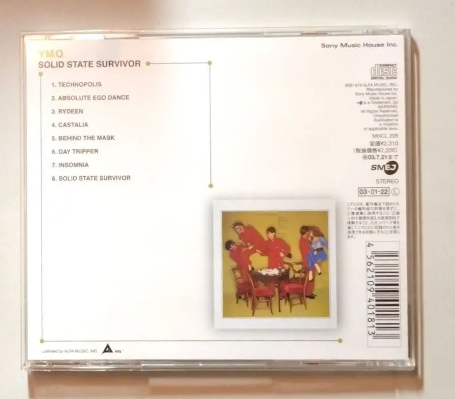 CD de supervivencia en estado sólido YMO