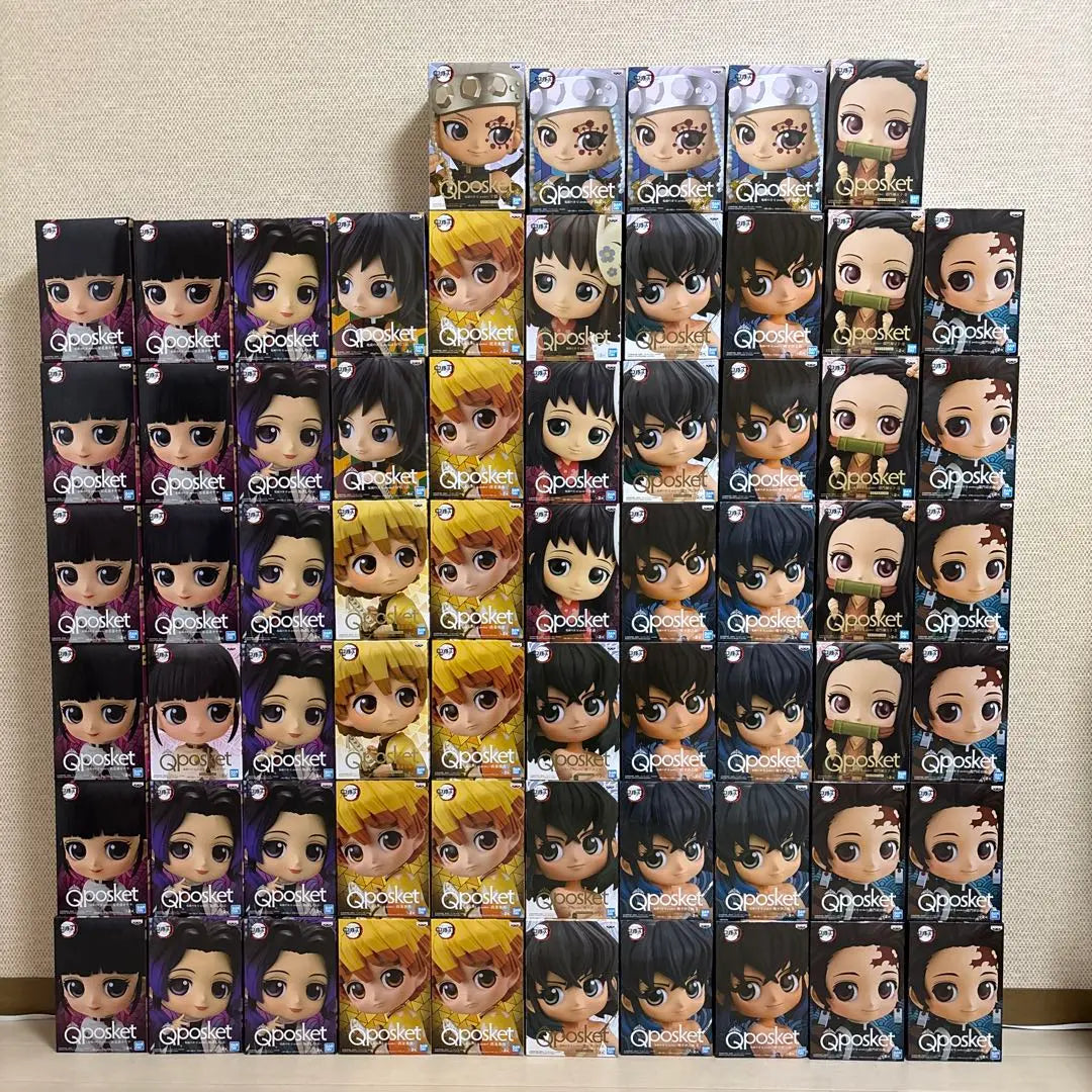 Demon Slayer Figure qposket 65 pieces bulk sale ③