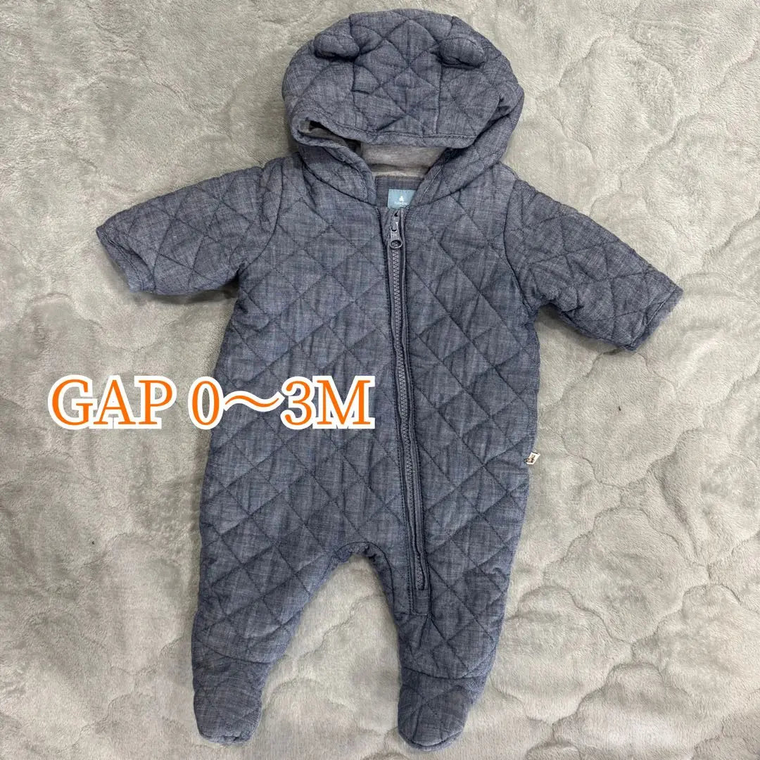 GAP Outerwear Hooded Romper 0-3M