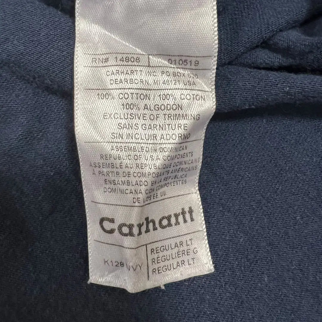 Carhartt ropa usada Henry cuello T bolsillo en el pecho (L) | Carhartt 古着 ヘンリーネックロンT 胸ポケット (L)