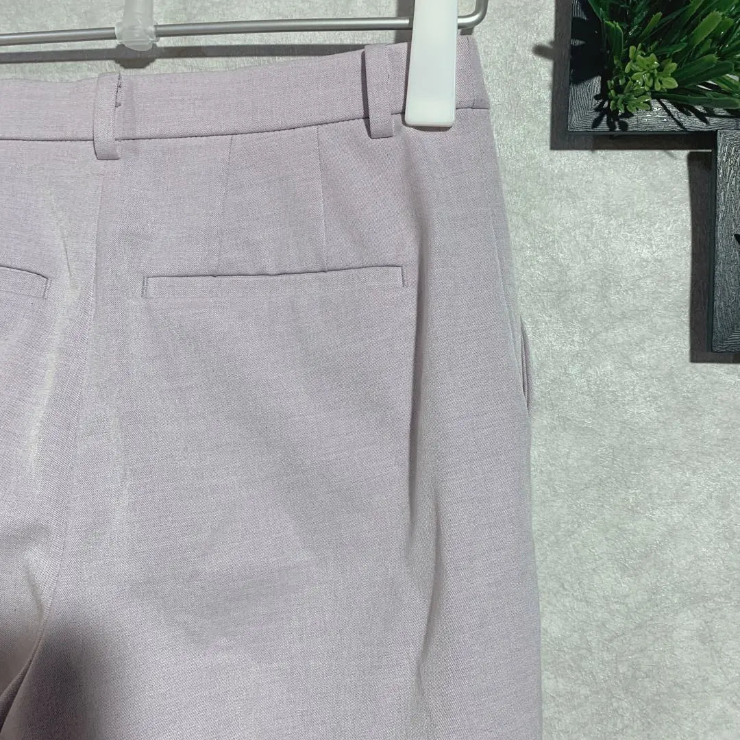 Pantalón Tobillero Uniqlo (M) Smart Slacks Morado Claro Mujer | ユニクロ(M)スマートアンクルパンツ スラックス ライトパープル レディース