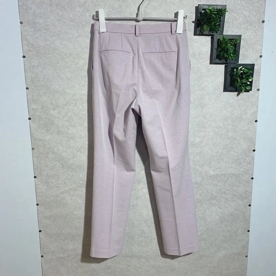 Pantalón Tobillero Uniqlo (M) Smart Slacks Morado Claro Mujer | ユニクロ(M)スマートアンクルパンツ スラックス ライトパープル レディース