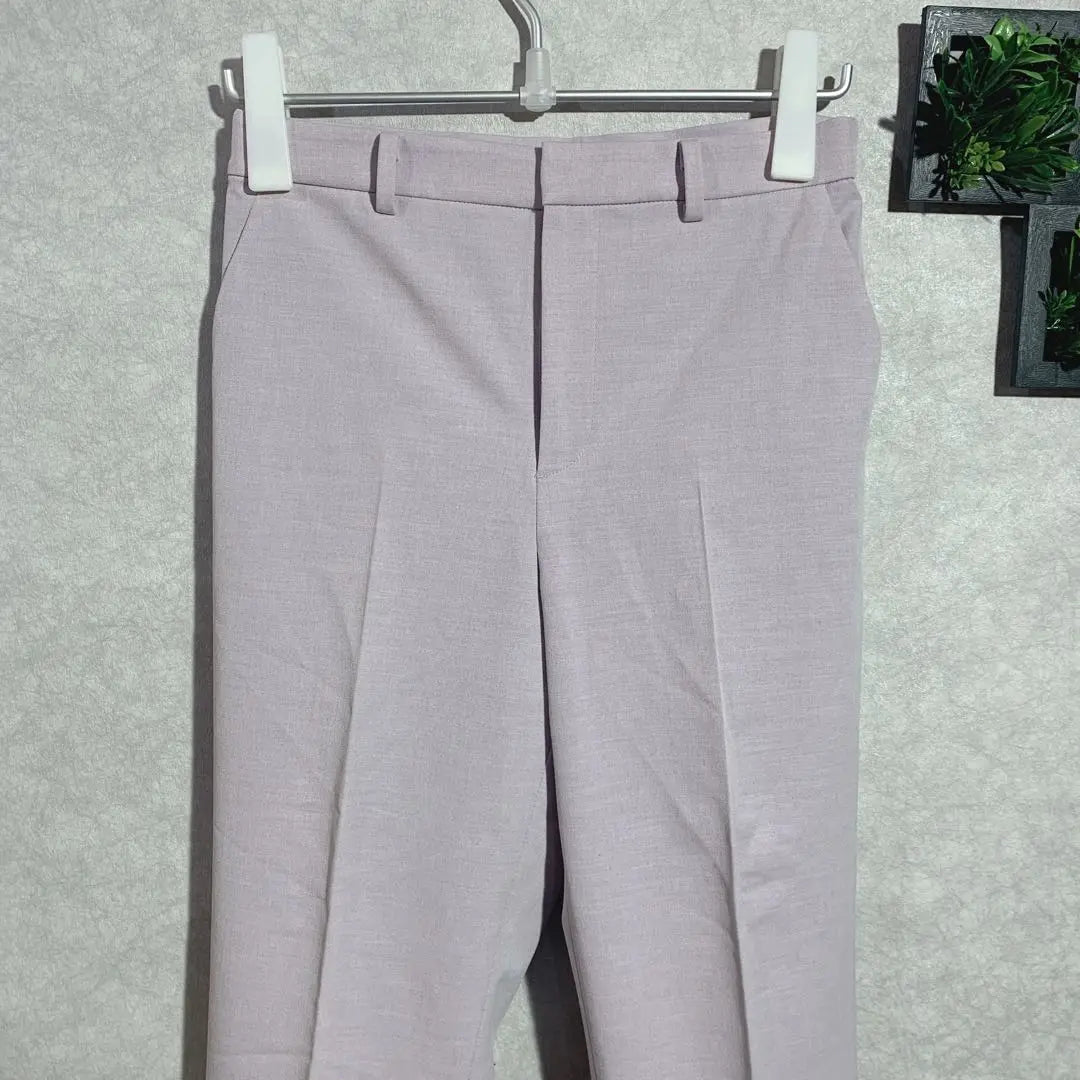 Pantalón Tobillero Uniqlo (M) Smart Slacks Morado Claro Mujer | ユニクロ(M)スマートアンクルパンツ スラックス ライトパープル レディース