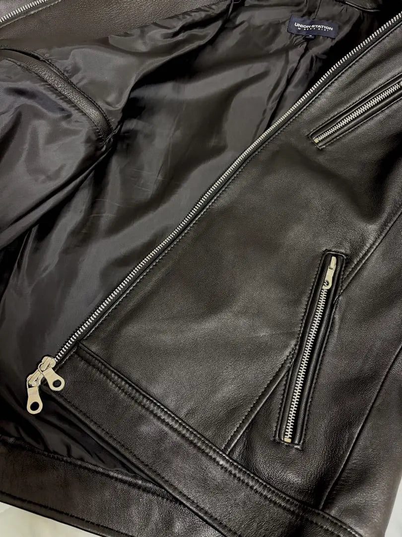 Regular price: 33,000 yen #UNIONSTATION Single rider leather jacket