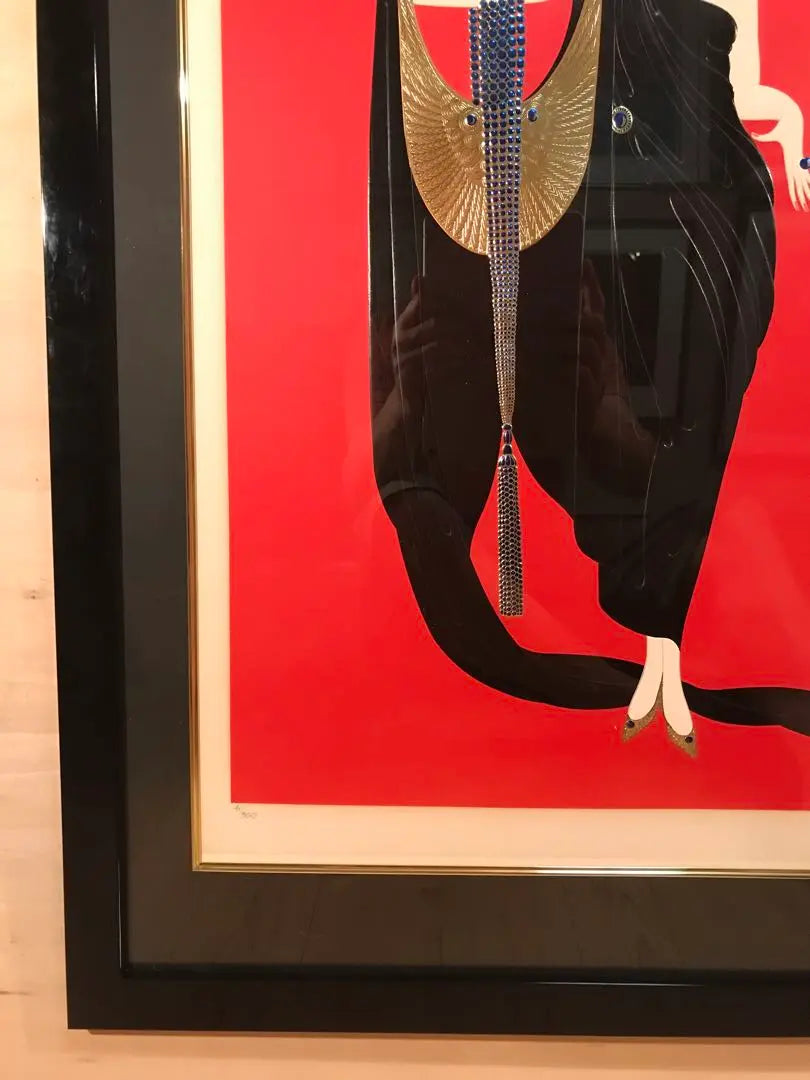 Erte "Glamour" silkscreen autographed edition with certificate of work