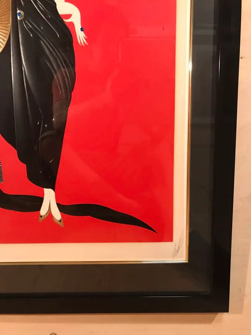 Erte "Glamour" silkscreen autographed edition with certificate of work