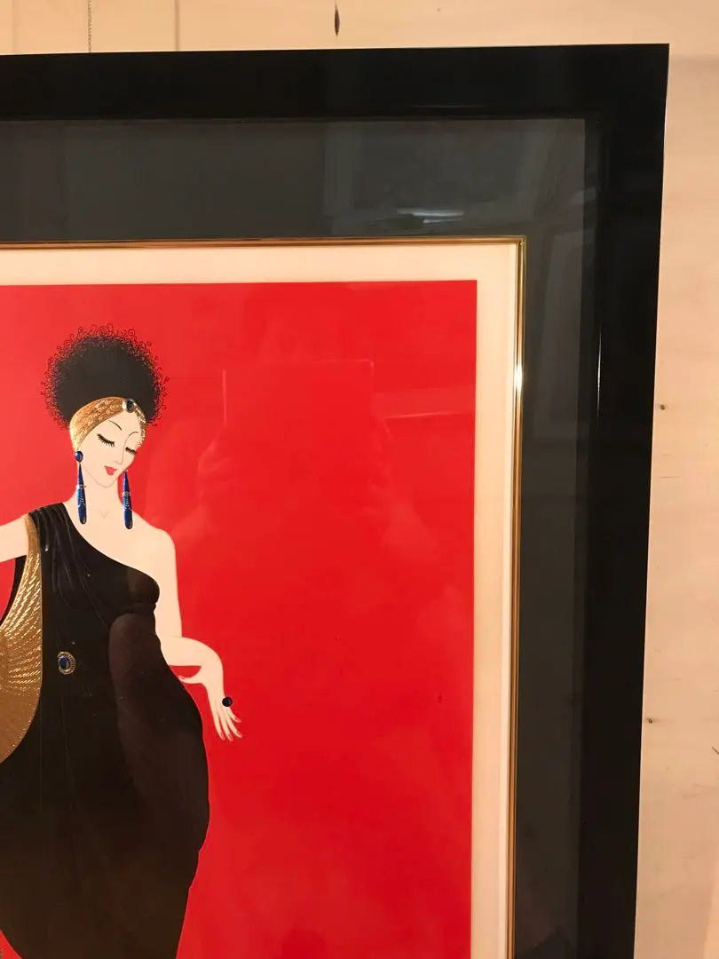 Erte "Glamour" silkscreen autographed edition with certificate of work