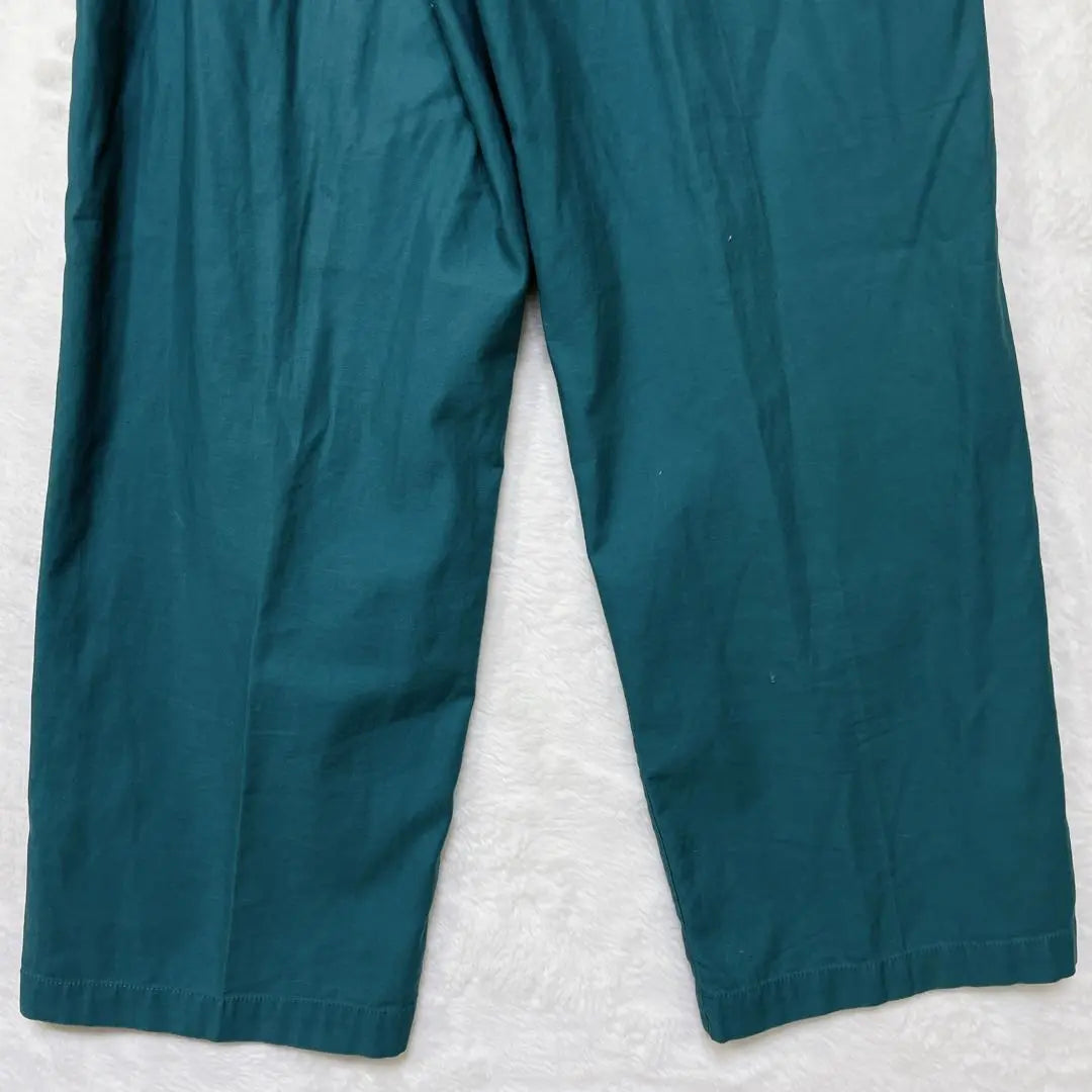 a1388 [Mousy] Dark green/wide pants/women/2/casual