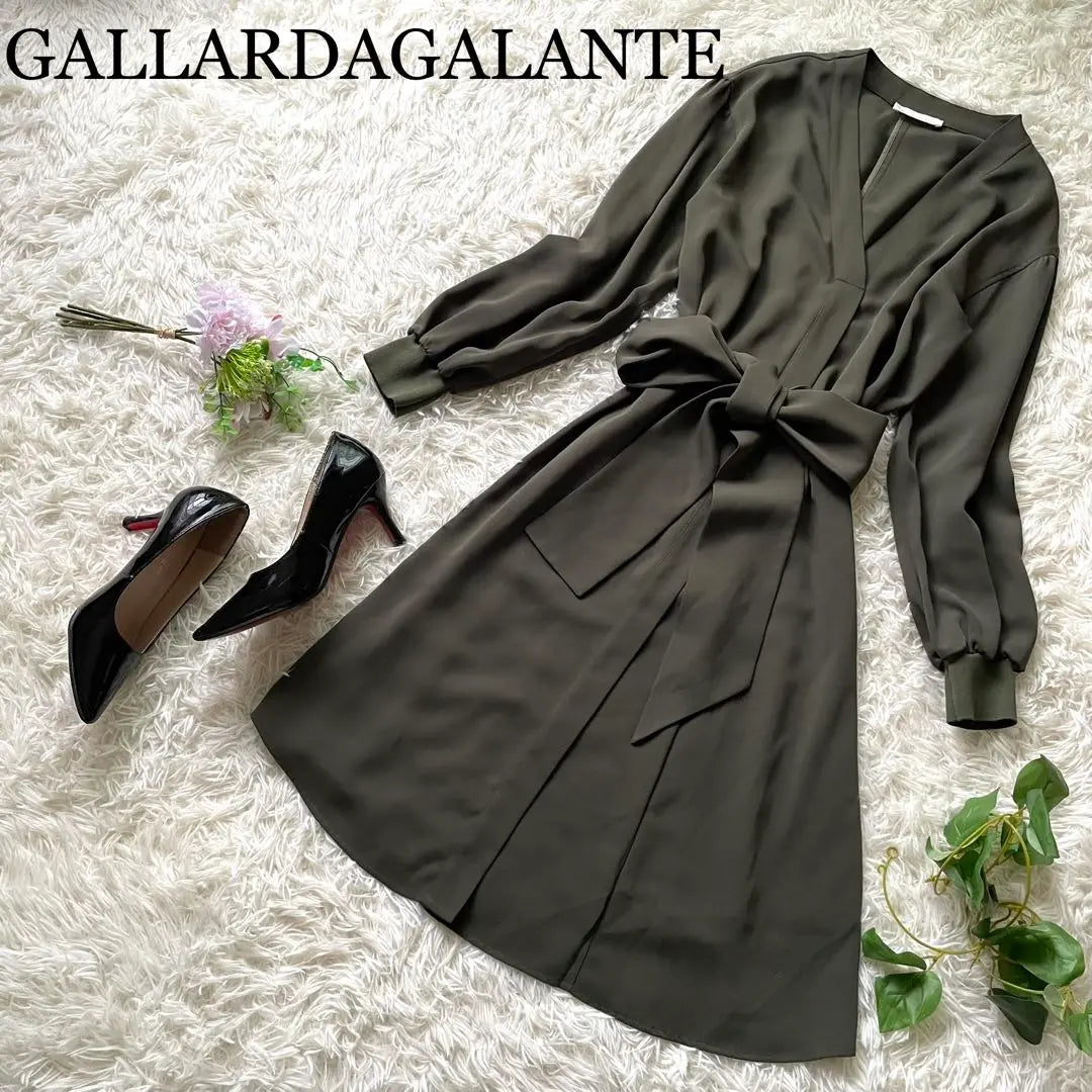 [Sold out] Gallarda Garante Long Sleeve Long Dress Ribbon