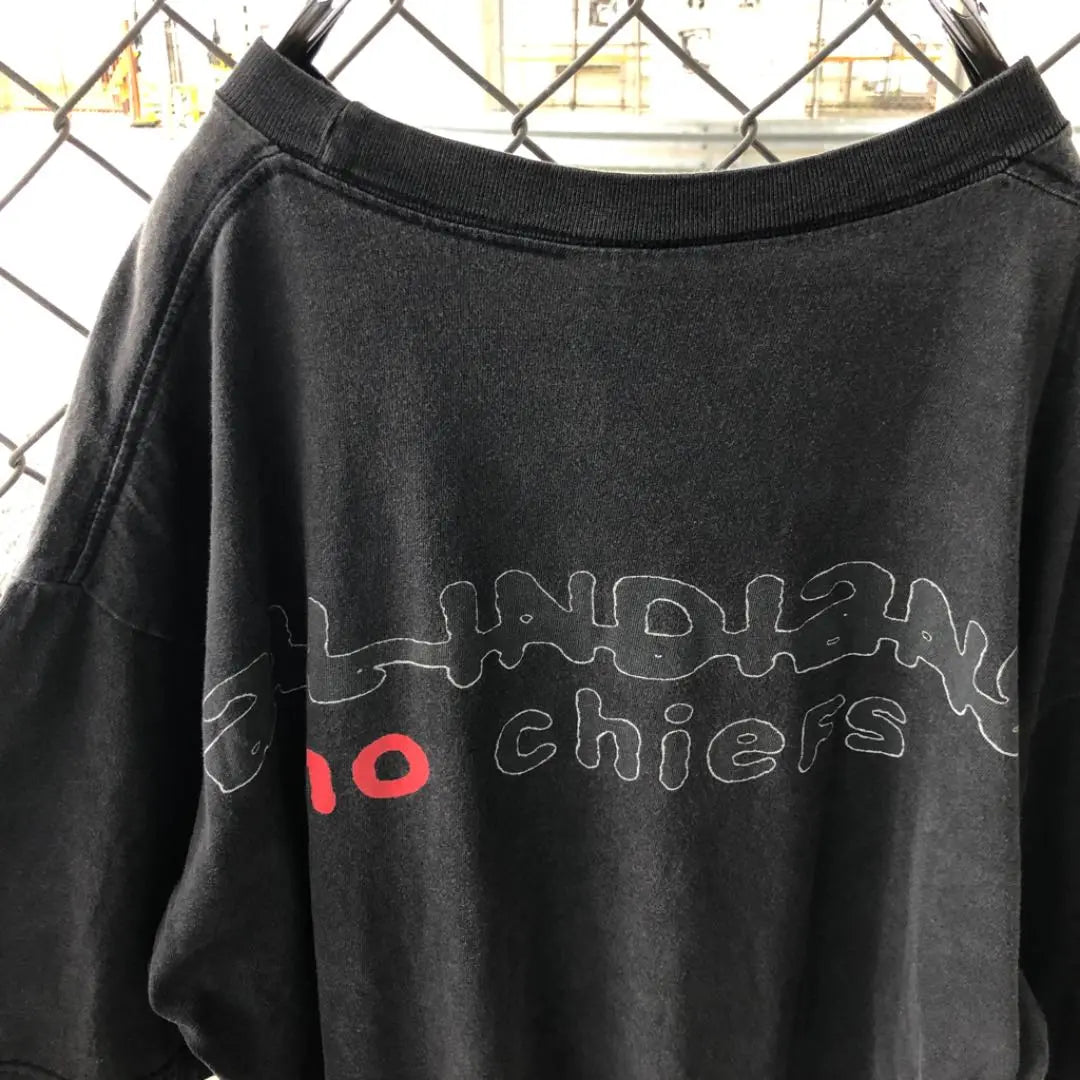 Camiseta negra de la banda TOOL AllIndiansNoChiefs de los años 90