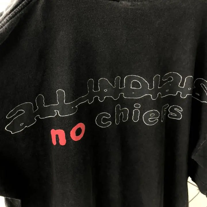 Camiseta negra de la banda TOOL AllIndiansNoChiefs de los años 90