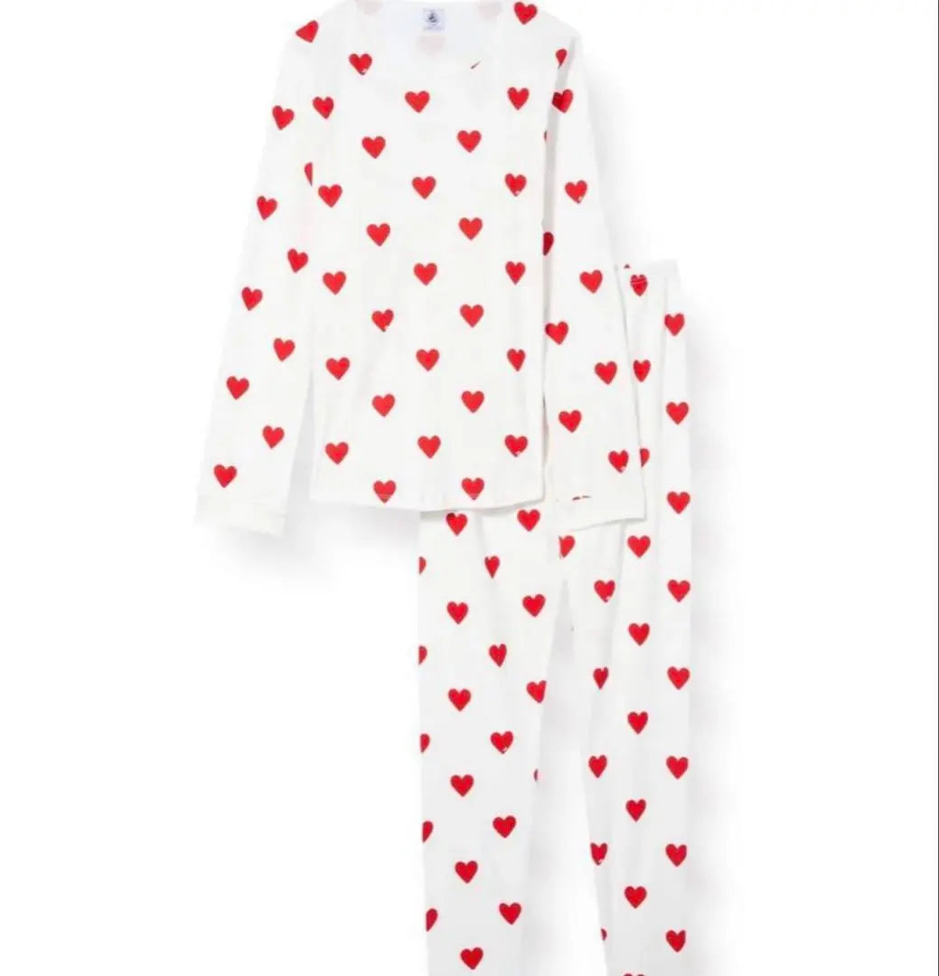 Petit Bateau Heart Pajamas Tops