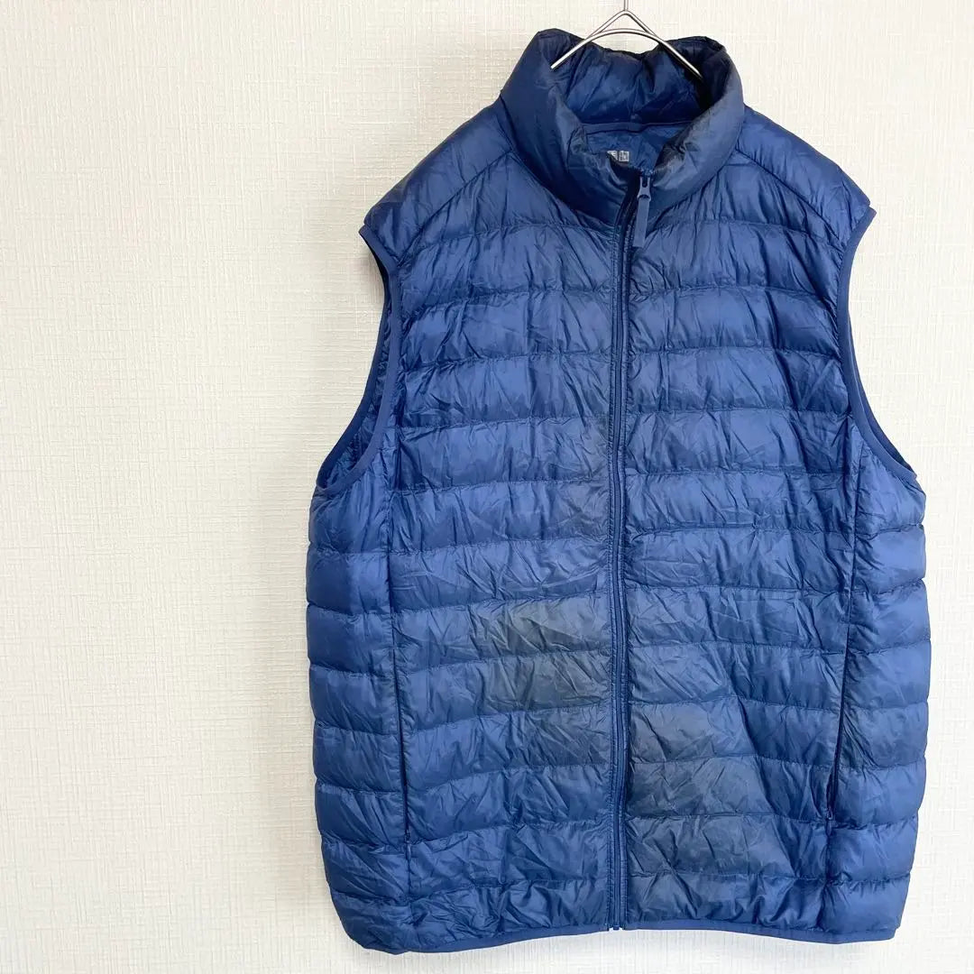 Uniqlo Ultra Light Down Vest [XL] Blue Inner Down Autumn/Winter