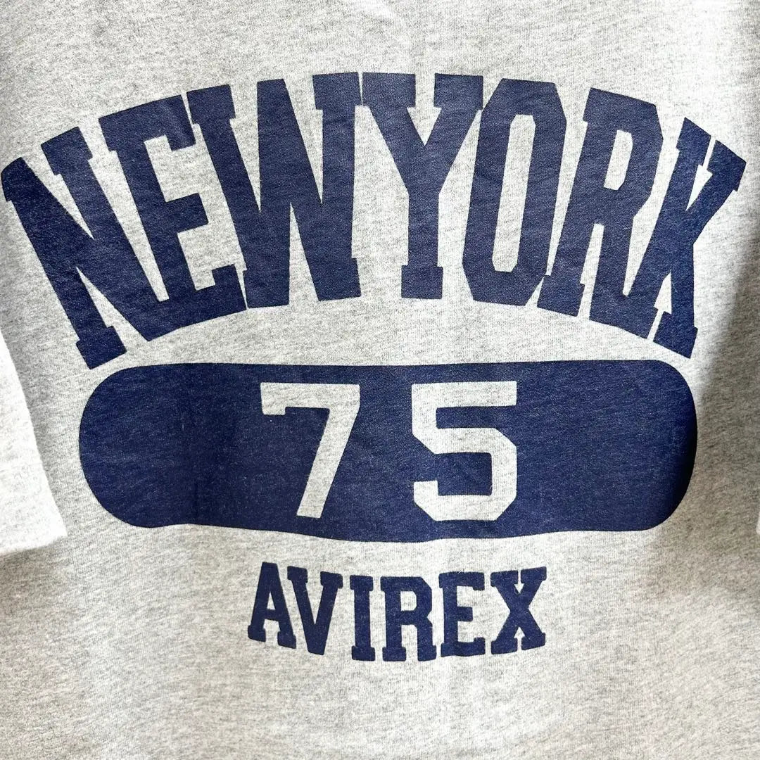 Avirex Avirex Print T -shirt gray | アヴィレックス　AVIREX プリント　Tシャツ　グレー