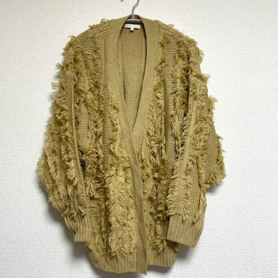 Studio clip Knit cardigan Design knit Hakone Hakone Loose knit