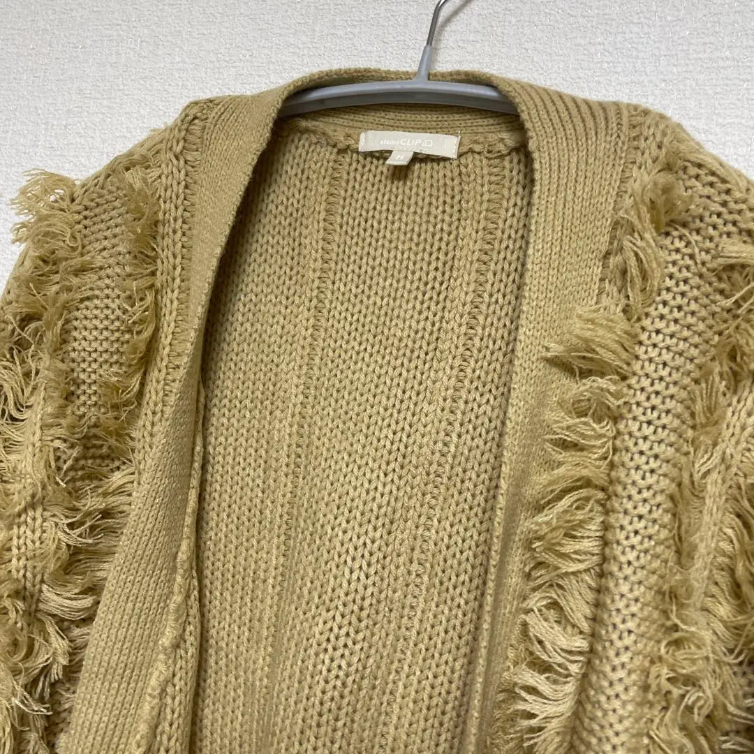 Studio clip Knit cardigan Design knit Hakone Hakone Loose knit