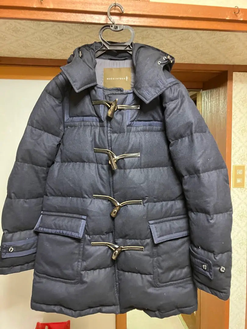 84 MACKINTOSH BADDOCH Duffle Coat 38 M Navy