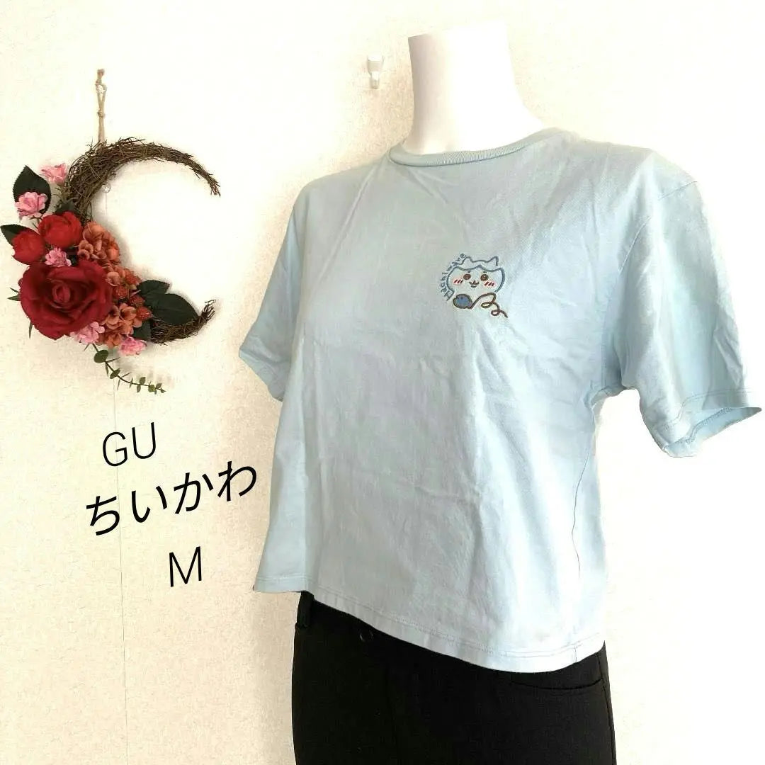 GU x Chiikawa ◇ Graphic T (short sleeve) Hachiware [M] Collaboration T-shirt