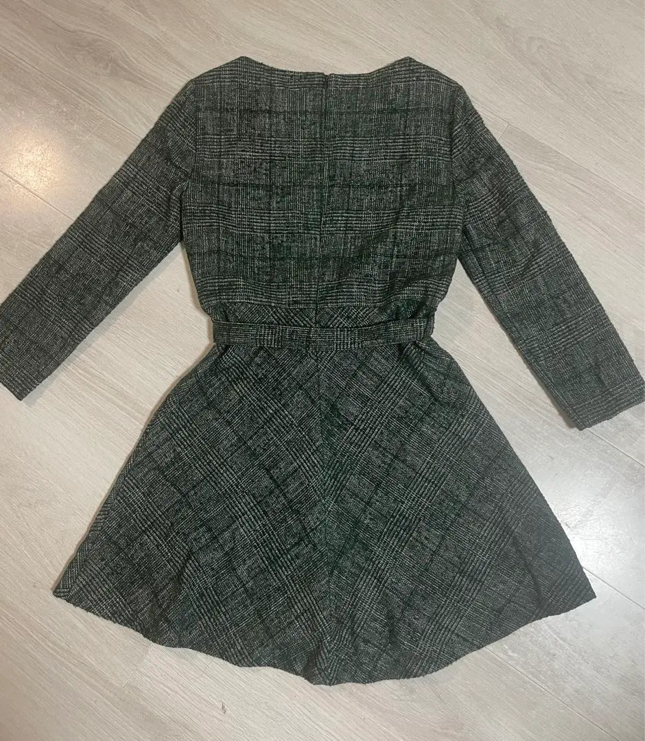 ZARA MUJER ZARA MUJER Vestido de tweed con cinturón