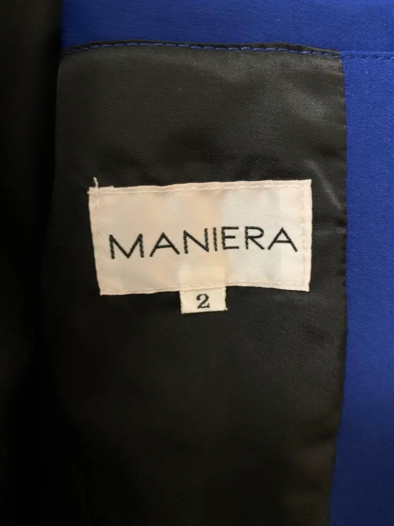 MANIERA Blue MA-1 Jacket Size 2