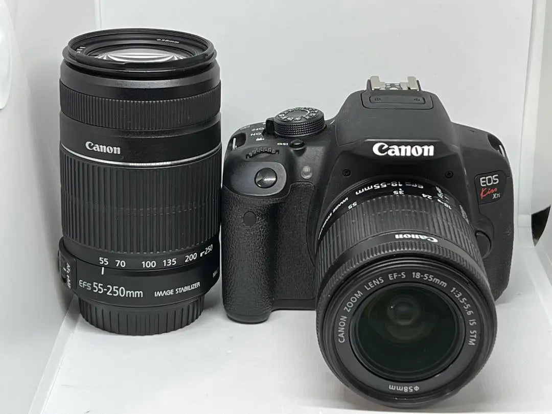 Kit de doble zoom EOS Kiss X7i de 7200 disparos Buen estado Precio reducido