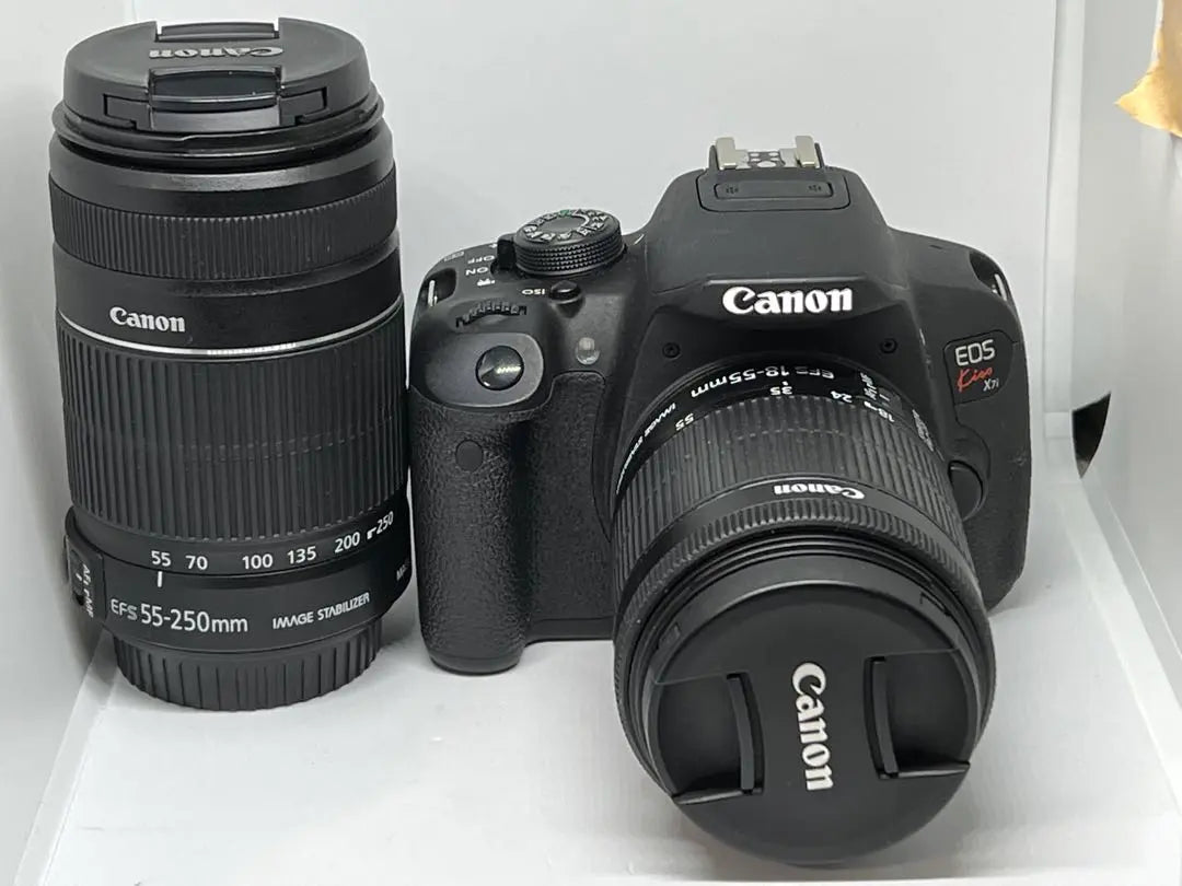 Kit de doble zoom EOS Kiss X7i de 7200 disparos Buen estado Precio reducido