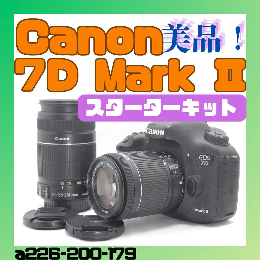 Amazing high quality ✨Canon 7D Mark II Double Zoom Easy Quick Photo