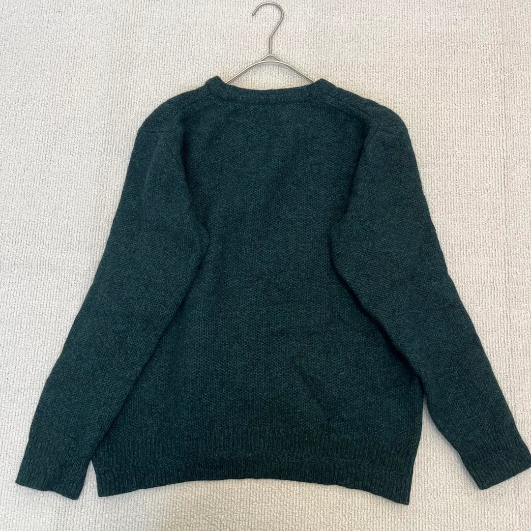 CIAOPANIC Dark Green Long Sleeve Knit Sweater | チャオパニック CIAOPANIC ダークグリーン 長袖ニットセーター