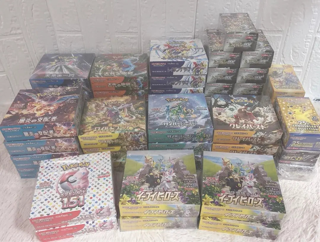 Tarjeta Pokémon Eevee Heroes 151 Caja 49BOX Set 2 | ポケモンカード イーブイヒーローズ 151 等 ボックス 49BOX セット 2