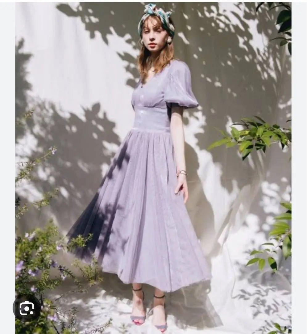 LA BELLE ETUDE Tulle Chiffon Dress