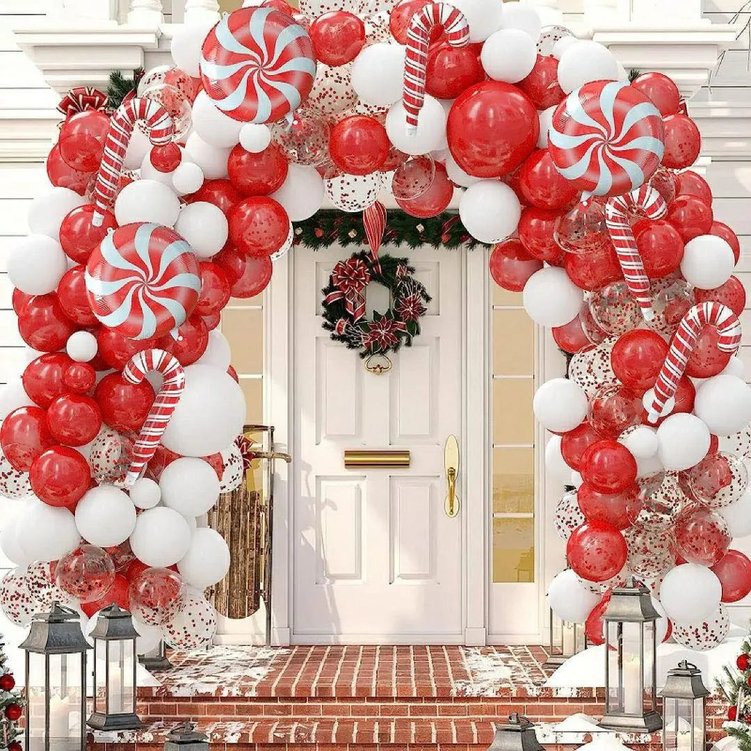 ☆ Balloon set Red White