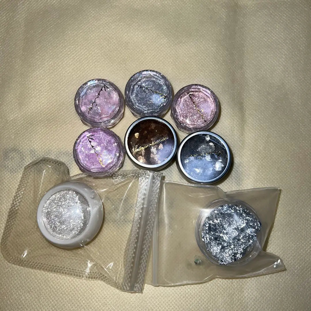 Nail parts, powder set